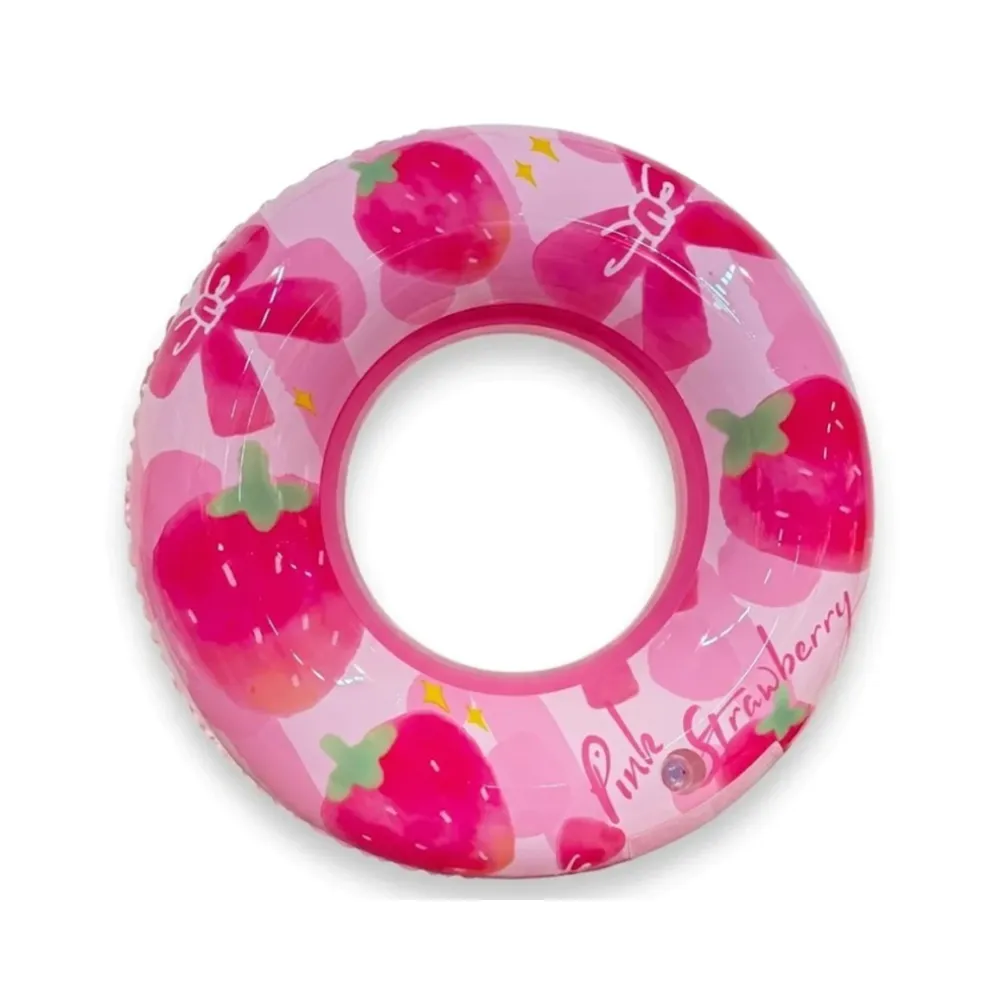 Boia Inflável - Straberry Rosa 90cm